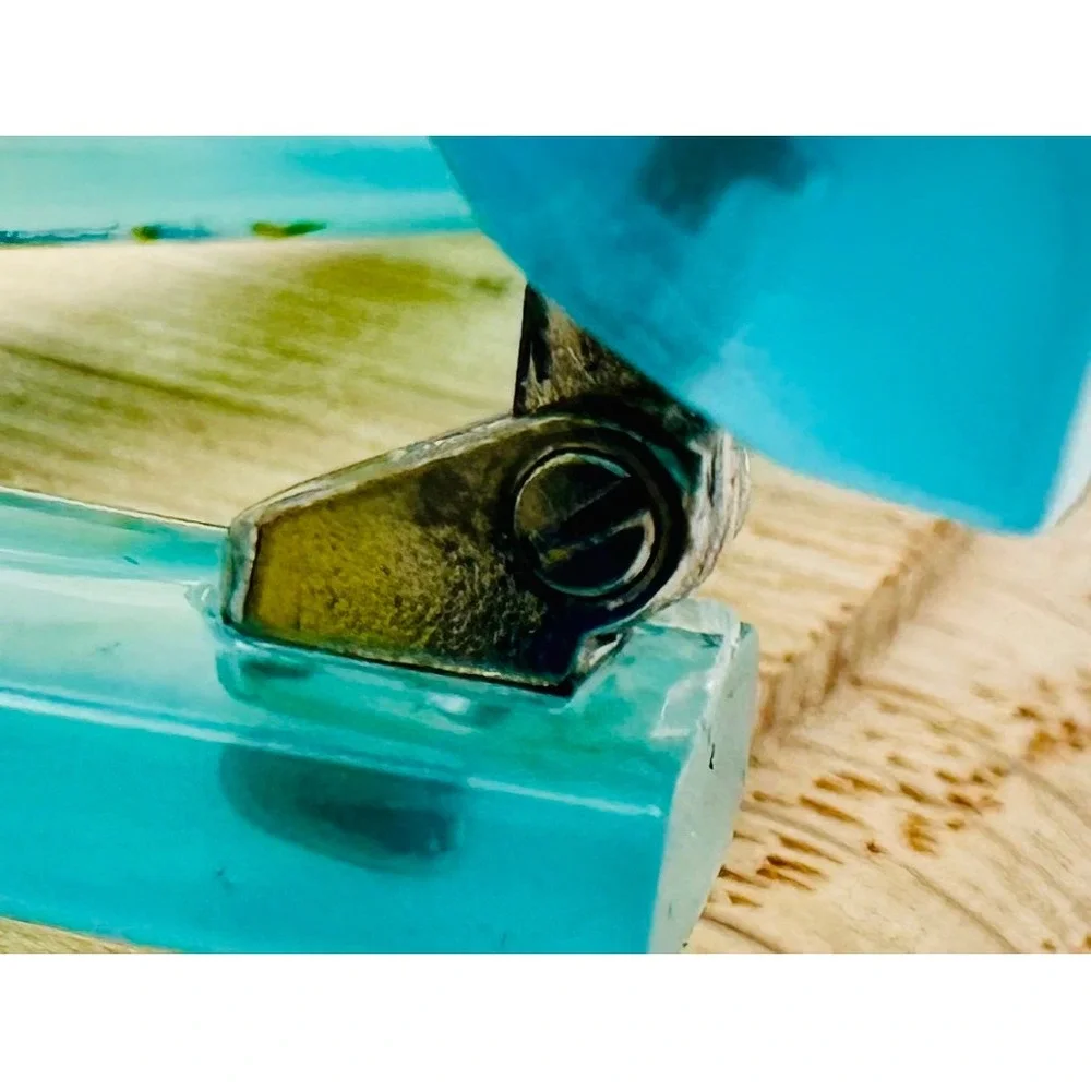Prive Revaux Intuitive Blue Light Glasses Teal Floral Round Frame C62 52-20-140‎